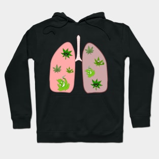 smoke weed grow my lungs Hoodie